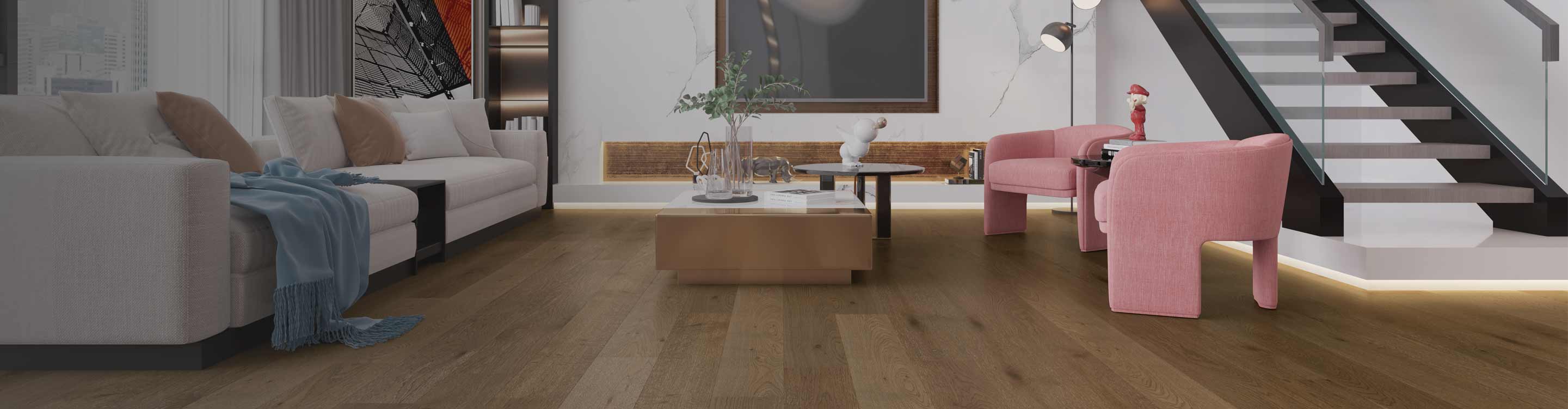 hardwood flooring in a Woodstock living room